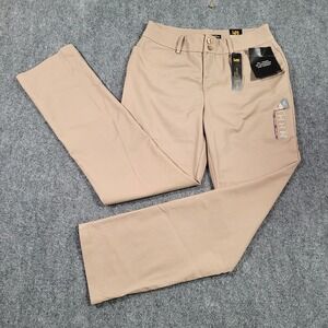 Lee Revolutionary‎ Fit Pants Women 8 Regular Straight Mid Rise Khaki Trouser